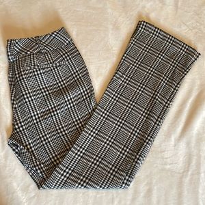 Plaid work pants